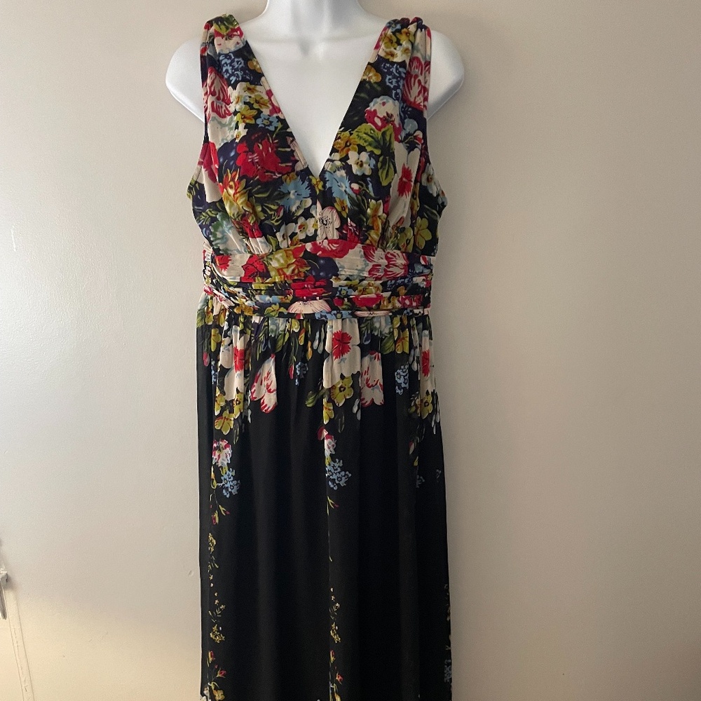 Ever Pretty Floral Dress size large maxi dress